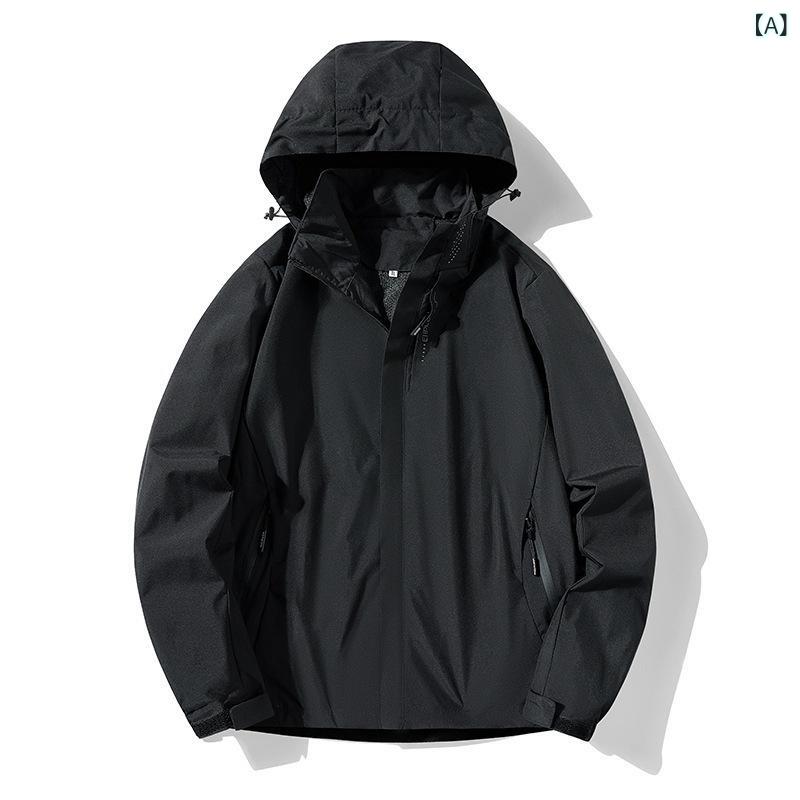 マウンテンパーカー メンズ レディース 防水 防風 撥水 軽量 薄手 アウトドア ジャケット 登山ウェア 釣り ウェア 春夏 秋冬 黒 グレー ネイビー ブルー ホワイト グリーン ピンク パープル 2