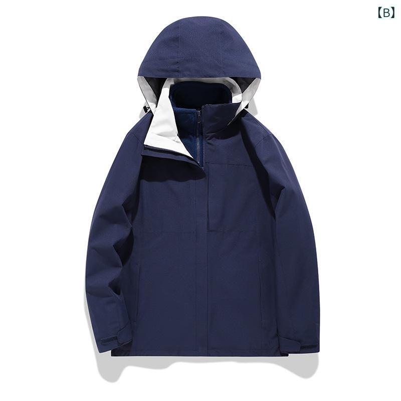 シャドーテールのマウンテンパーカー レディース メンズ 防寒着 登山ウェア 撥水 アウター ジャケット 男女兼用 アウトドアウェア ブルゾン ジャンパー 防風 保温 フリース裏地｜アングル3