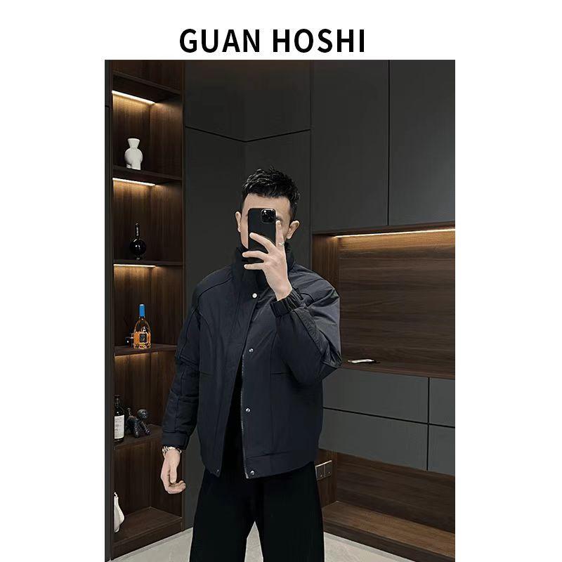 羽毛 ダウンジャケット 男性用 アウター 白ダックダウン 防寒 洗濯機洗い可能 無地 黒 紺色 赤 M L XL ..