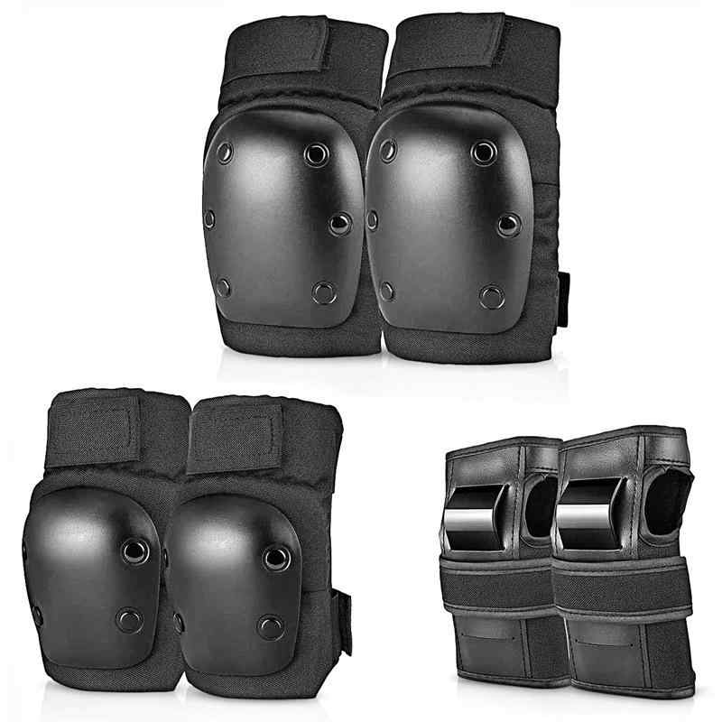 子供 大人用 スポーツ 膝パッド 肘パッド 手首パッド インラインスケート スケートボード 自転車 バラ..