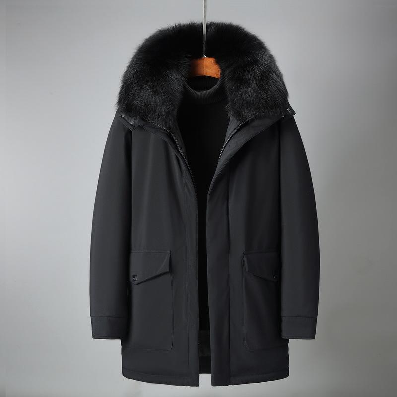 羽绒服 メンズ 男性用 中綿入り 中綿ジャケット アウター ジャンパー ブルゾン 上着 防寒 防水 撥水 防風 暖かい あったか 50代 60代 70代 ブラック グレー カーキ ネイビー 秋冬