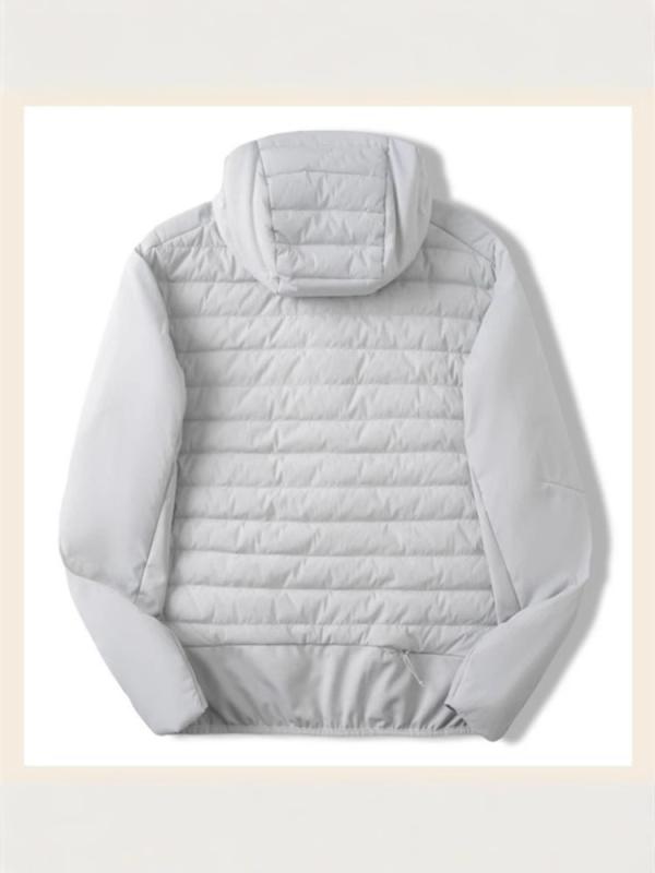 羽绒服 メンズ 男性用 防風 防水 撥水 軽量 暖かい フード付き ライトグレー ダークブルー カーキ ブラック 防寒 スポーツ アウトドア 普段使い