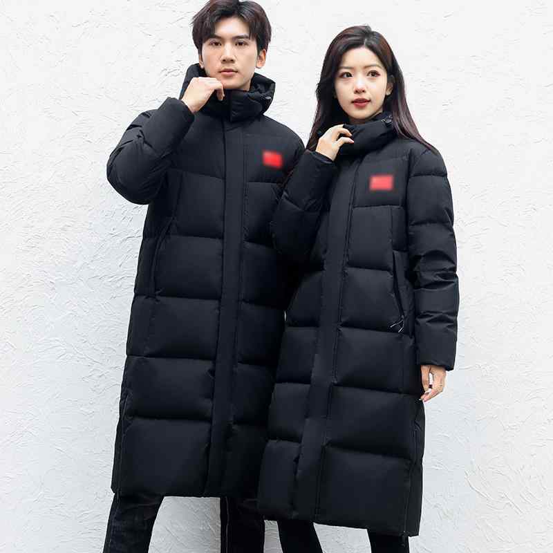 羽絨服 メンズ 男性用 中綿入り ロング丈 アウター 立襟 グレー 黒 ブラック 防寒 保温 秋冬