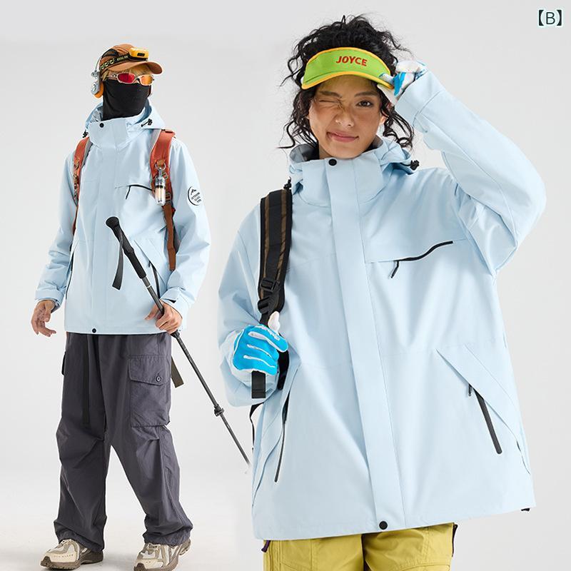 マウンテンパーカー レディース メンズ 防寒 登山ウェア アウトドアウェア 上下セット 防水 防風 秋冬 旅行 キャンプ 釣り ウェア ジャケット パンツ 2