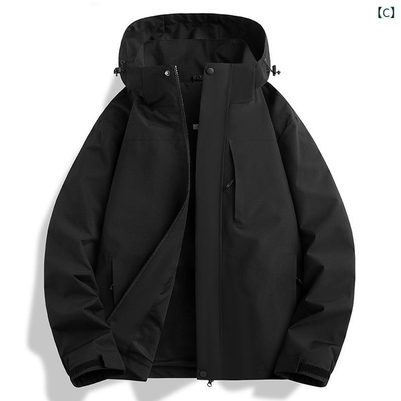 マウンテンパーカー レディース メンズ 防水 防風 アウトドアジャケット 登山ウェア スポーツ トレーニング 撥水 ストレッチ 春秋 ブラック パープル ブルー イエロー ホワイト レッド ネイビー 3