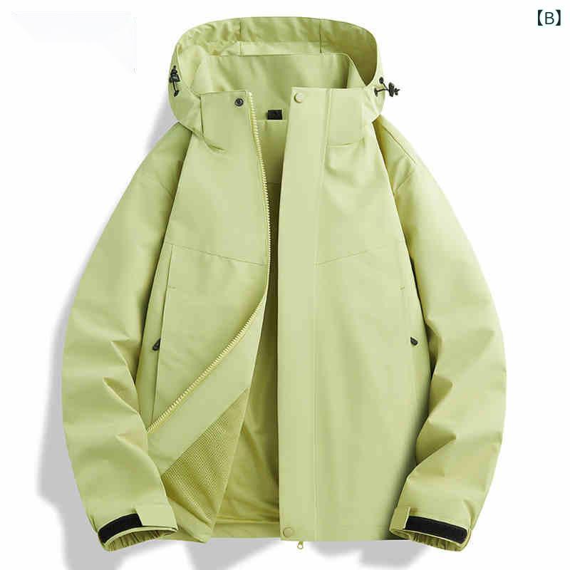 マウンテンパーカー メンズ レディース 防風 防水 ジャケット 長袖 登山ウェア アウトドアウェア 男性用 女性用 ユニセックス 春 秋 冬 赤 緑 紺 黒 紫 白 2
