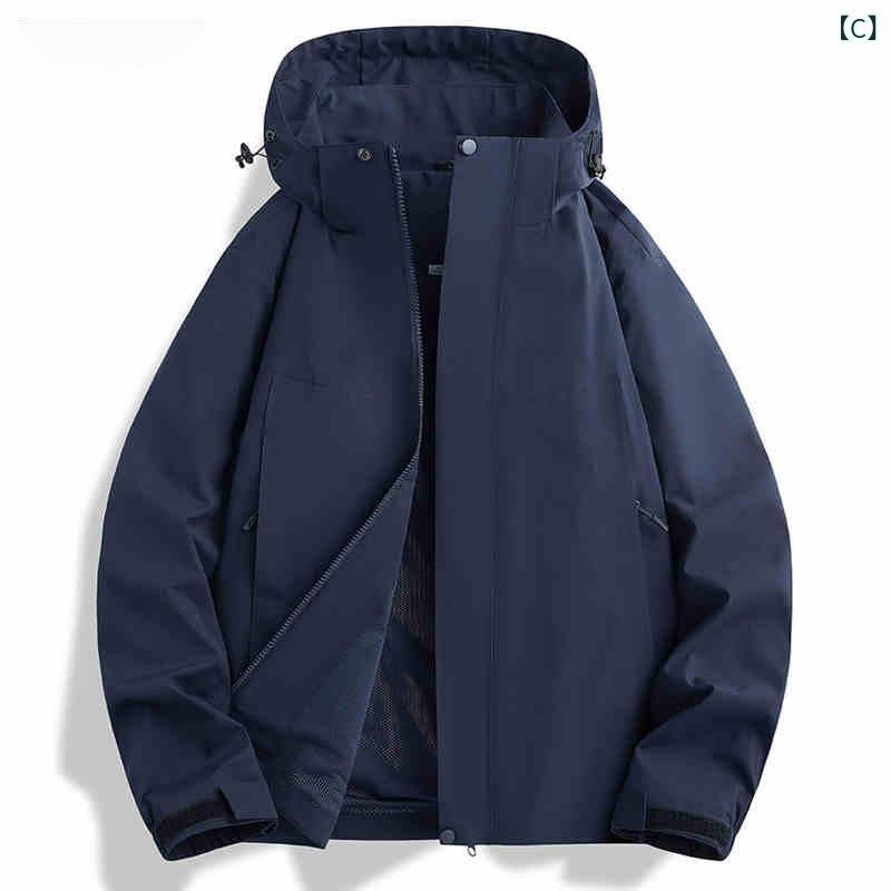 マウンテンパーカー メンズ レディース 防風 防水 ジャケット 長袖 登山ウェア アウトドアウェア 男性用 女性用 ユニセックス 春 秋 冬 赤 緑 紺 黒 紫 白 3