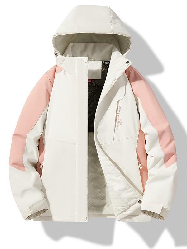 マウンテンパーカー 秋冬用 防風 防水 防寒 裏起毛 刺繍入り あったか ジャケット アウター ポリエステ..