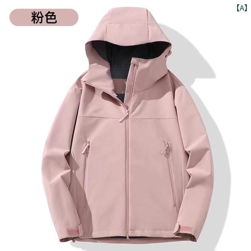 シャドーテールのマウンテンパーカー 男女兼用 アウトドア ウェア 防水 防風 登山 ウェア キャンプ 釣り サイクル ジャケット アウター 春 スプリング｜アングル2