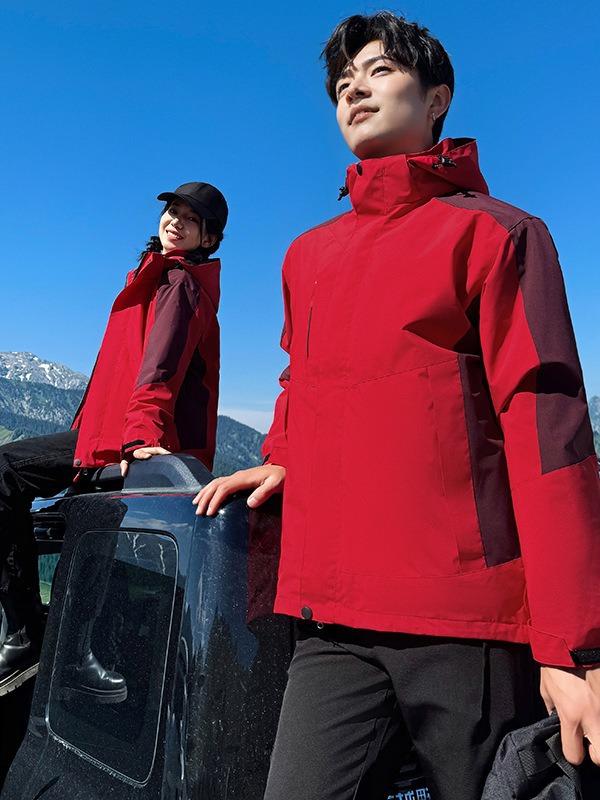 マウンテンパーカー 男女兼用 登山ウェア 防水防寒ジャケット 裏起毛 ウィンドブレーカー 作業服 アウトドアウェア 釣り 登山 旅行 春秋冬