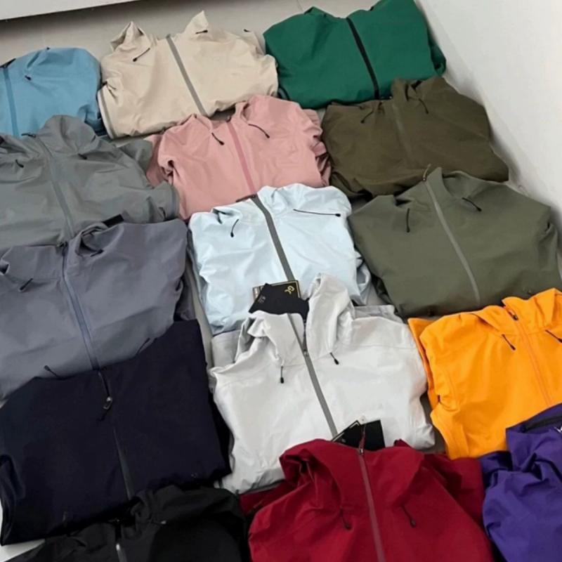 マウンテンパーカー ユニセックス アウトドア ウェア 防水 超軽量 スポーツ 登山 ジャケット 黒 青 白 撥水 速乾