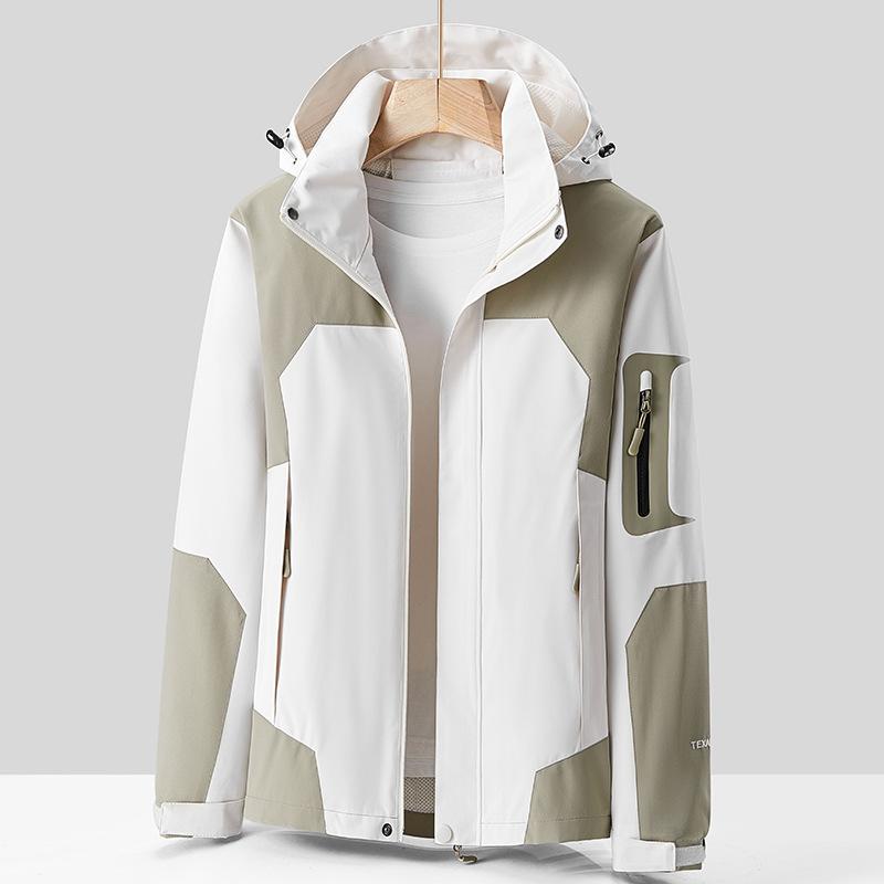 マウンテンパーカー 男女兼用 アウトドア 登山用ウェア 防水 防風 フィッシング ジャケット 春秋 シン..