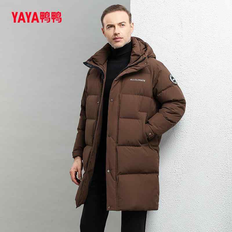 羽绒服 男性用 中綿入り フード付き パパ ジャケット 秋冬 洗濯機洗い可能 暖かい ブラック コーヒー色..