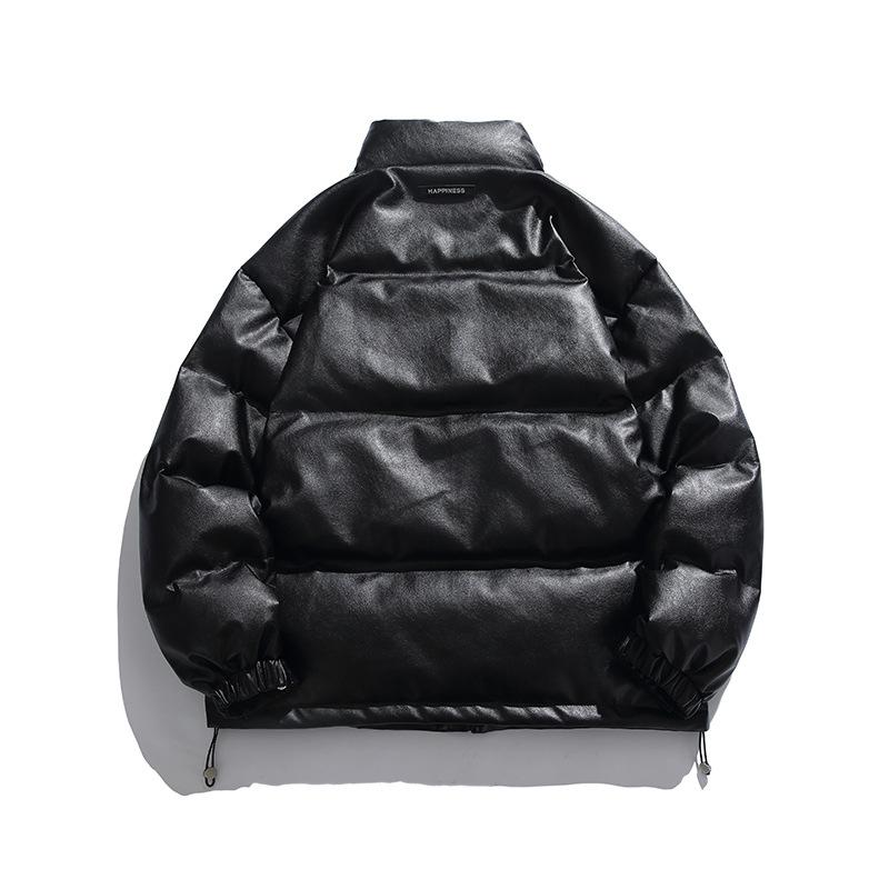 羽绒服 男性用 立襟 90%ホワイトダックダウン 厚手 防寒 アウター 水墨ブラック シャンパンゴールド 撥水 防風