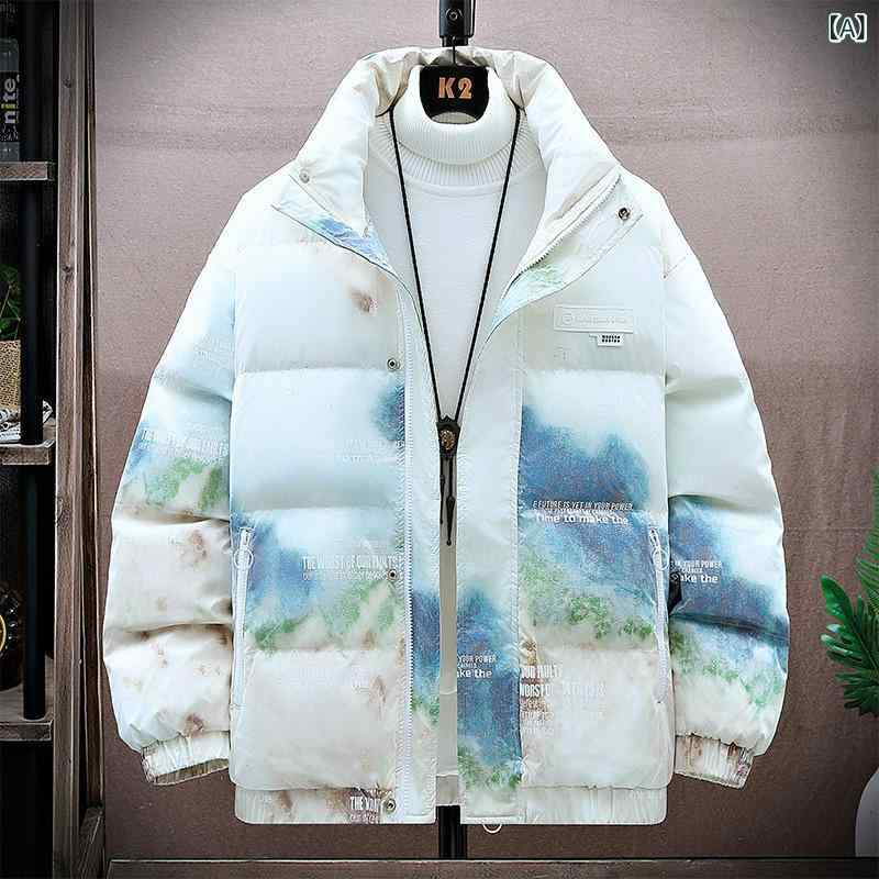 ダウンジャケット 男性用 ペア 防水 防寒 白ダックダウン アウター ファッション アウトドア ウォーキング 旅行