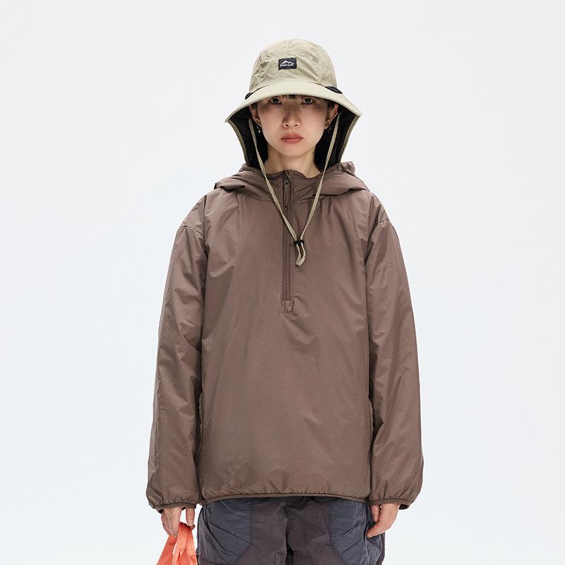 ダウンジャケット メンズ フード付き 防寒 中綿 薄手 撥水 灰色 黒色 ポリエステル 秋冬