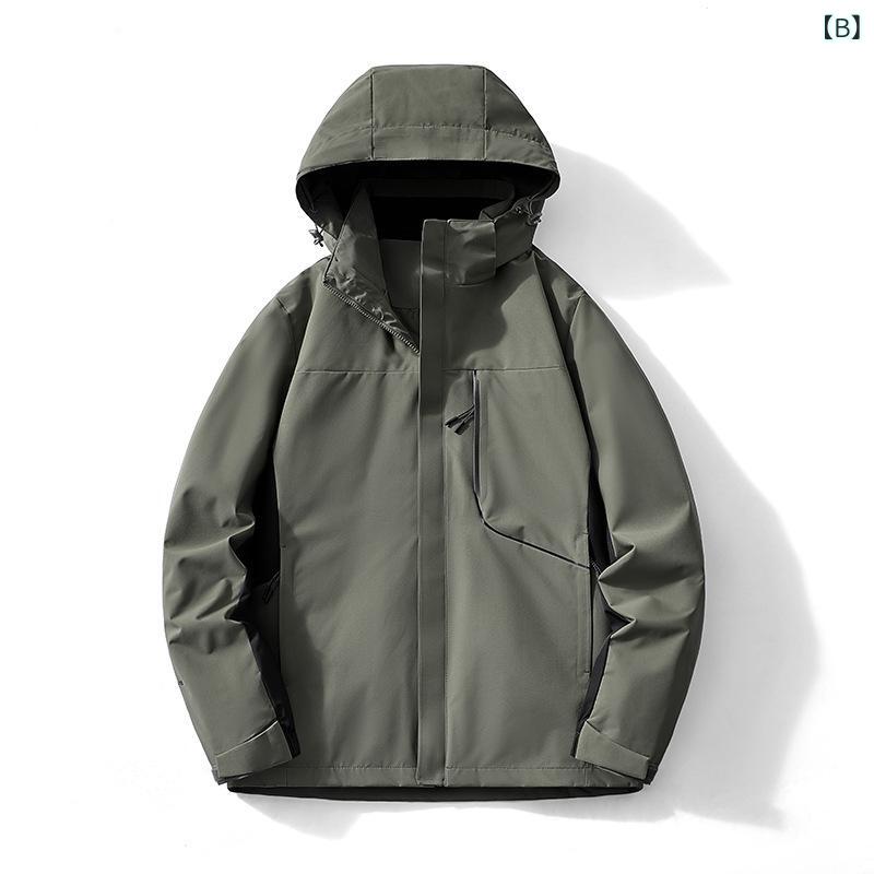 マウンテンパーカー 男女兼用 防風 防水 薄手 アウトドア 登山 スキー ワークウェア 春秋