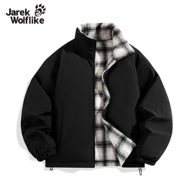 羽绒服 メンズ レディース 冬 白鸭绒 加厚 防寒 立襟 青少年 男女兼用 ゆったり アウター 切り替え バイカラー 普段使い