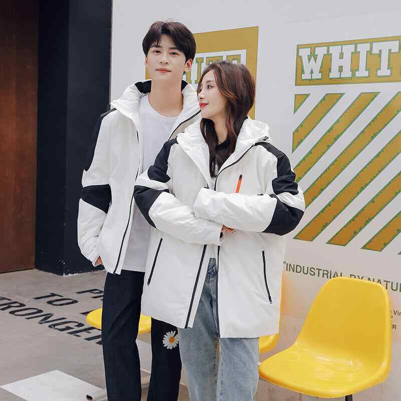 羽绒服 男女兼用 防風 撥水 通勤 アウトドア 白 黒色 ポリエステル