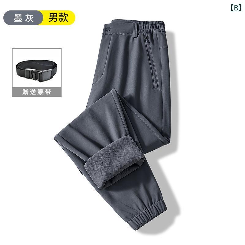 マウンテンパンツ 男女兼用 防風 防水 裏起毛 登山パンツ スキーパンツ アウトドアパンツ トレッキングパンツ 冬 3