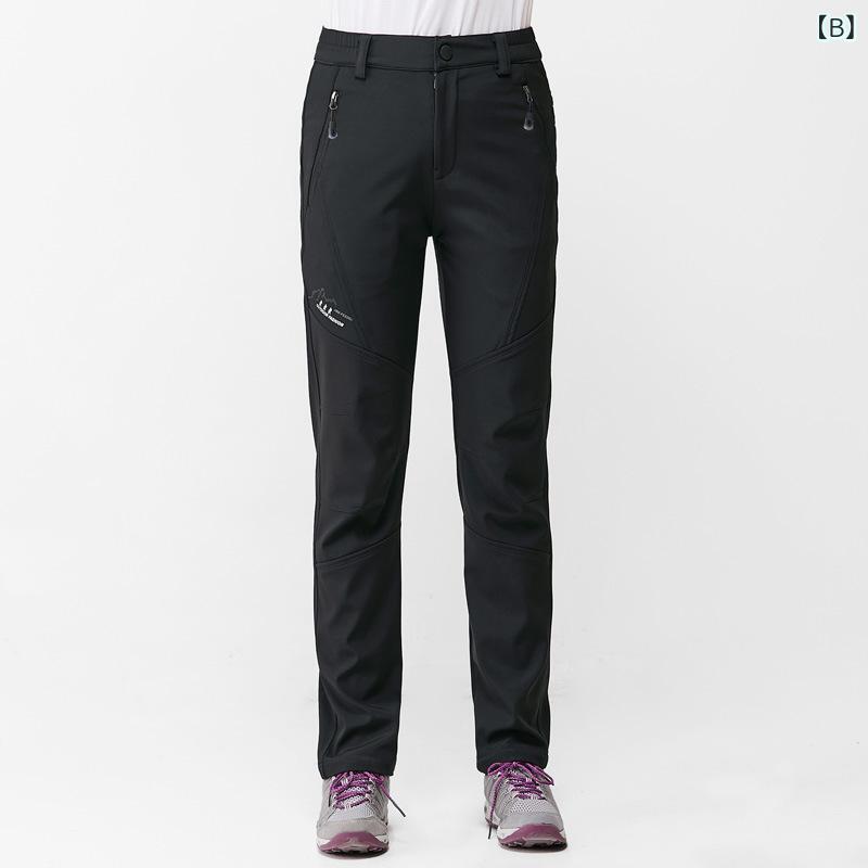 パンツ 秋冬 防寒 防水 防風 登山 男性用 女性用 裏起毛 フリース スキー アウトドア 3