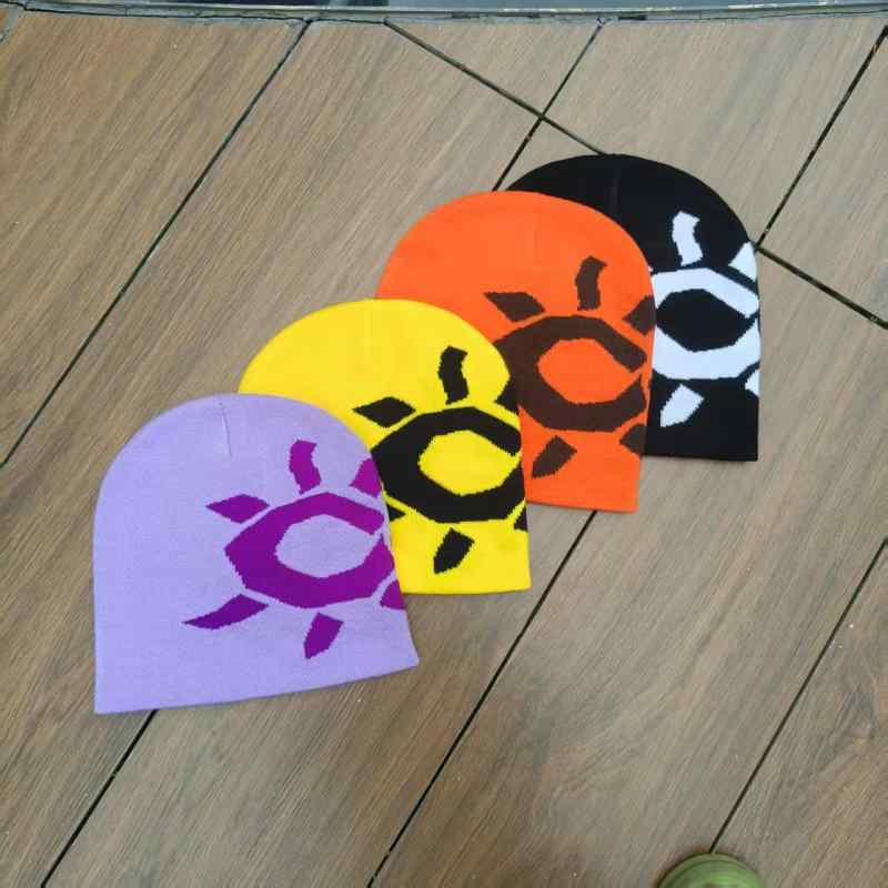 ニット帽 ユニセックス 男女兼用 ウール 帽子 秋冬 防寒 暖かい ビーニー キャップ ストリート カジュアル 手編み風