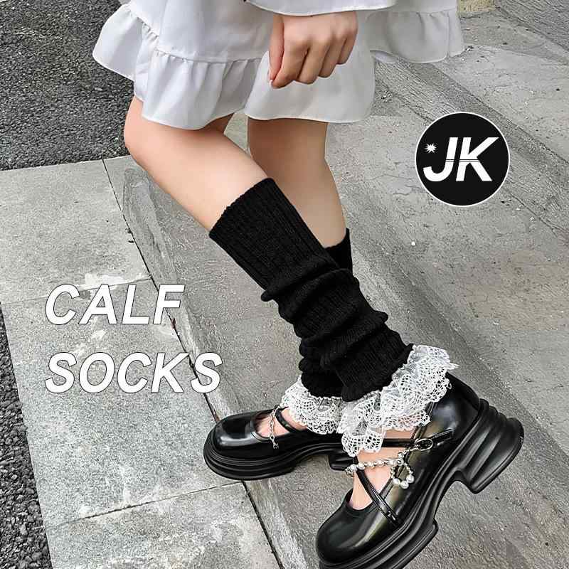 靴下 キッズ 女の子 レース フリル ニット ケーブル編み ニーハイソックス 白 黒 ロリータ風 3歳 4歳 5..