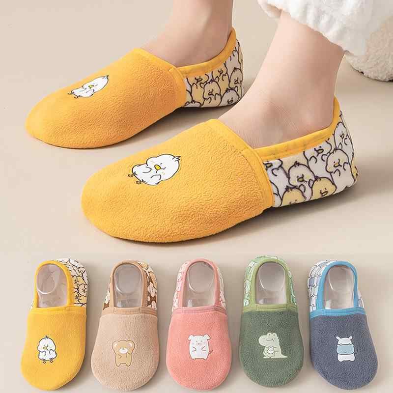 靴下 キッズ 子供 秋冬 厚手 滑り止め ホームソックス 女の子 男の子 室内履き ルームソックス ショー..