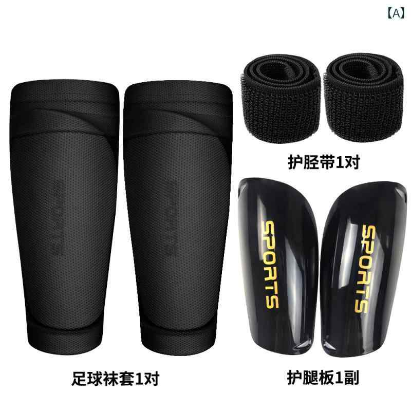 サッカー ジュニア用 大人用 レガース シンガード ソックス バンド 小学生 フットサル すね当て サッカ..