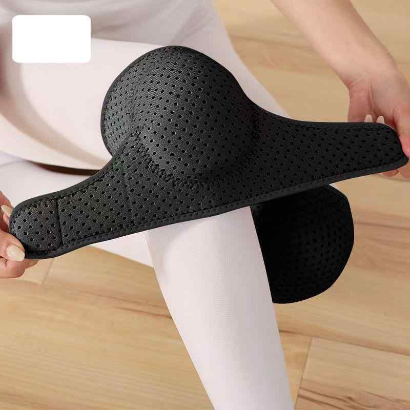 膝当て 子供用 ヨガ ダンス スポーツ 膝パッド 厚手 海綿 クッション 怪我防止 黒 ピンク系 グレー