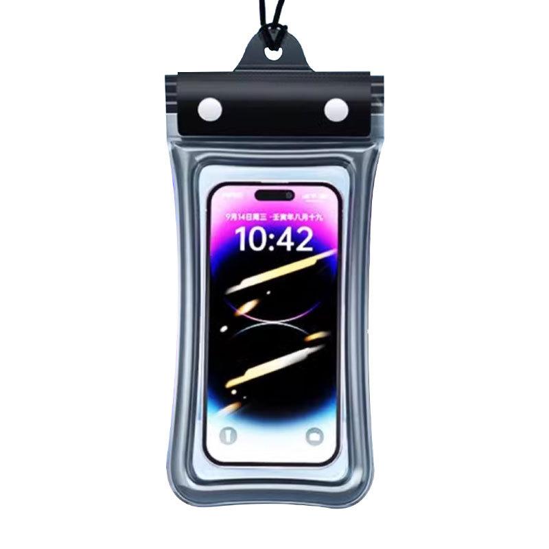 防水ケース スマートフォン用 浮遊式 タッチスクリーン対応 気嚢付き 密封 ダイビング 水泳 ビーチ 海..