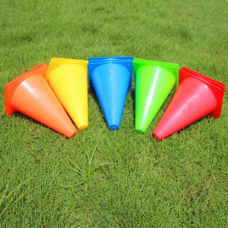 トレーニング用品 子供用 ミニコーン カラーコーン 陸上 サッカー バスケ スポーツ 練習用 ドリブル練..