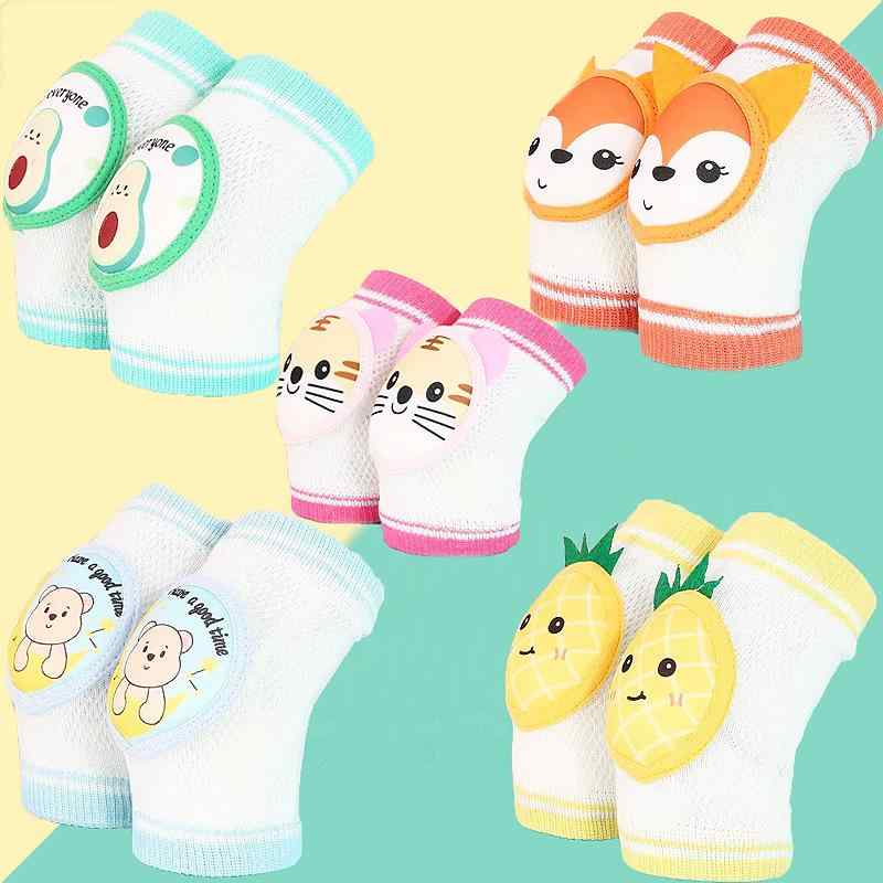 ベビー 膝当て 薄手 メッシュ 肘当て 赤ちゃん 幼児 プロテクター クッション サポーター 怪我防止 擦..