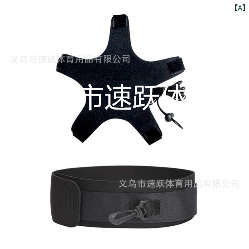 サッカー トレーニング用品 リフティング練習用具 子供/小中学生向け 回転式ボール固定ベルト バンド