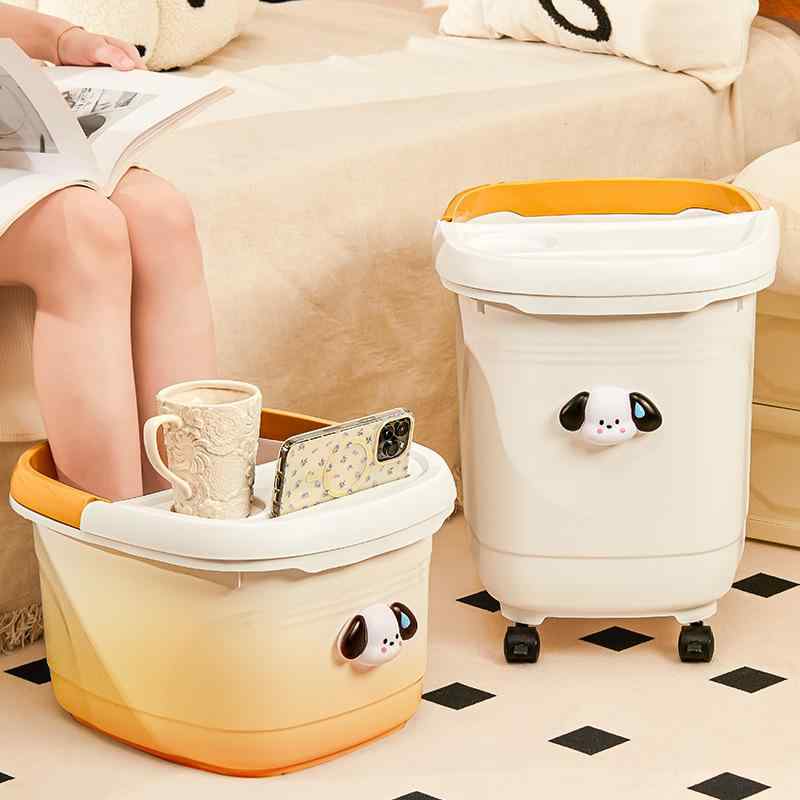 足湯バケツ レディース メンズ キッズ 子供用 フットバス 桶 プラスチック製 バスタイム リラックス 血..