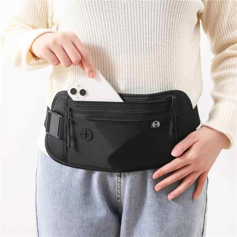 スポーツ ウエストポーチ 男性用 女性用 アウトドア 大容量 防水 スマホ 盗難防止 旅行 パスポート オ..