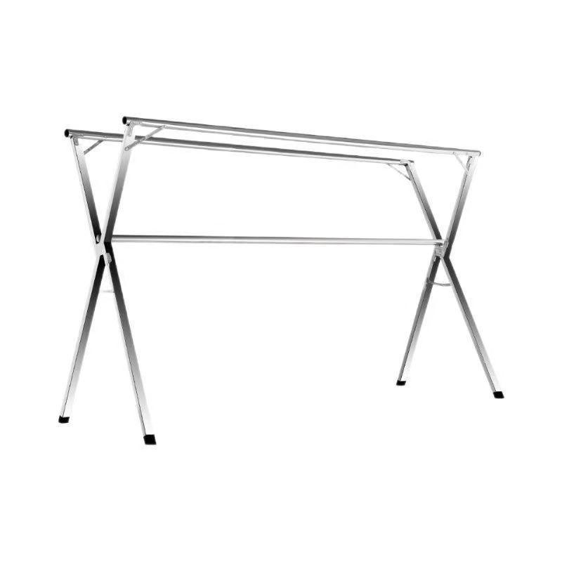 物干し 室内 屋外 ベランダ用 ステンレス製 折りたたみ X型 伸縮式 部屋干し 洗濯物干し 布団干し 物干..