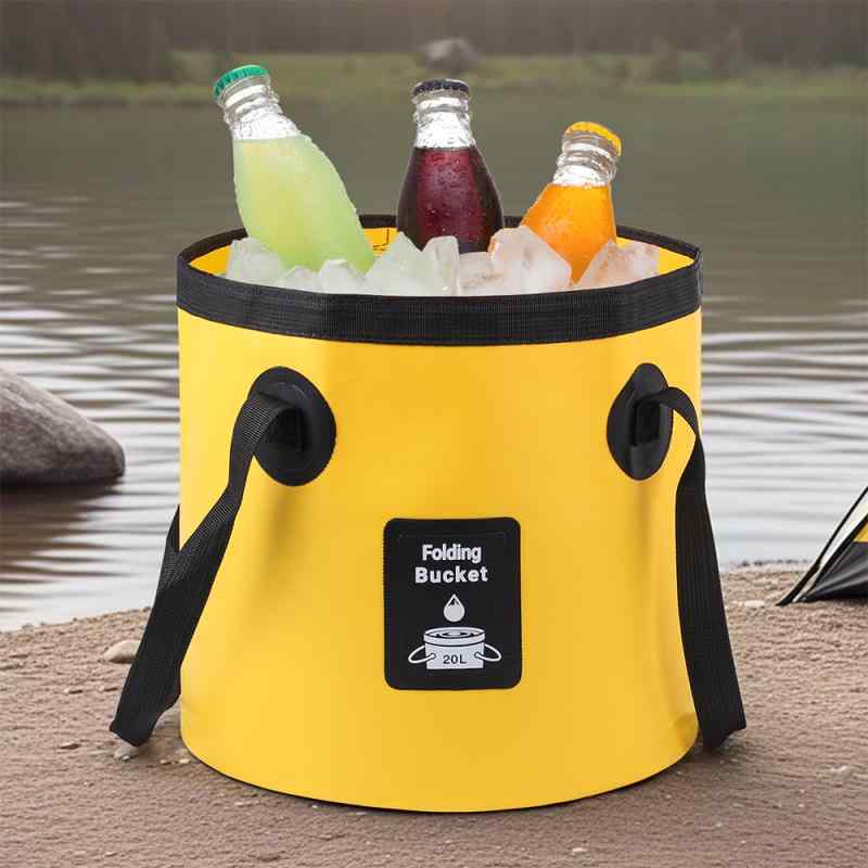 バケツ アウトドア 折りたたみバケツ 釣り 洗車 簡易バケツ キャンプ 給水バケツ PVC 防水 軽量 12L 20L