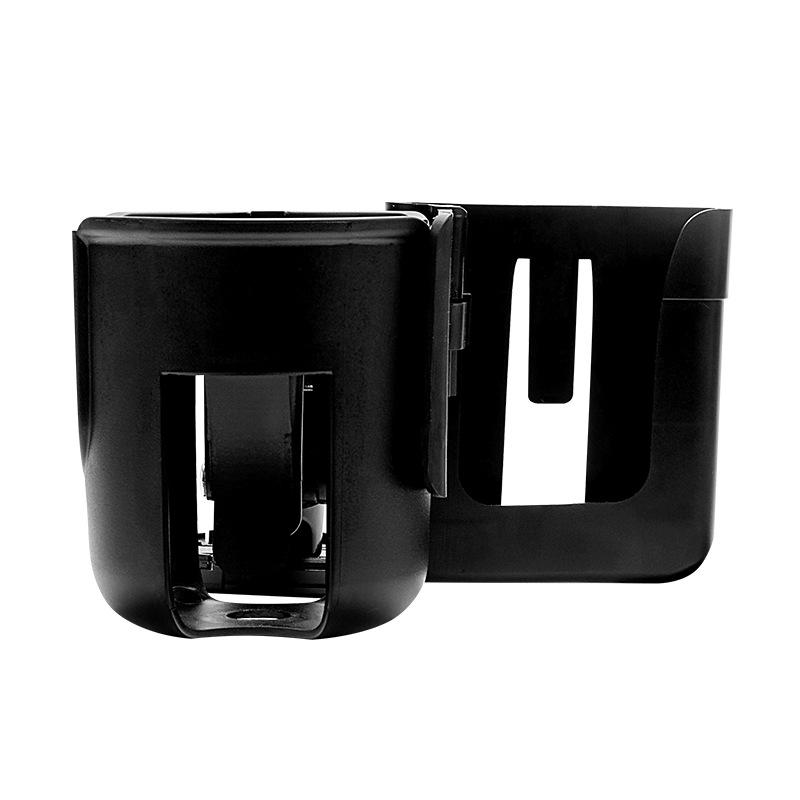 ベビーカー ドリンクホルダー ミルクボトル ホルダー 自転車 ボトルケージ 水筒 カップ ホルダー 黒 白