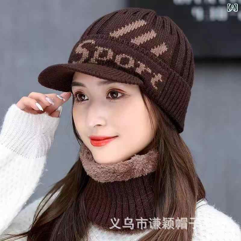 帽子 レディース ニット帽 秋冬 防寒 暖かい ネックウォーマー ケーブル編み 小顔効果 防風 厚手 裏起..