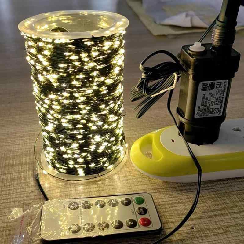 イルミネーション ライト LED 銅線 ストリングライト クリスマス 飾り 暖白 カラフル 白 室内 室外 USB..