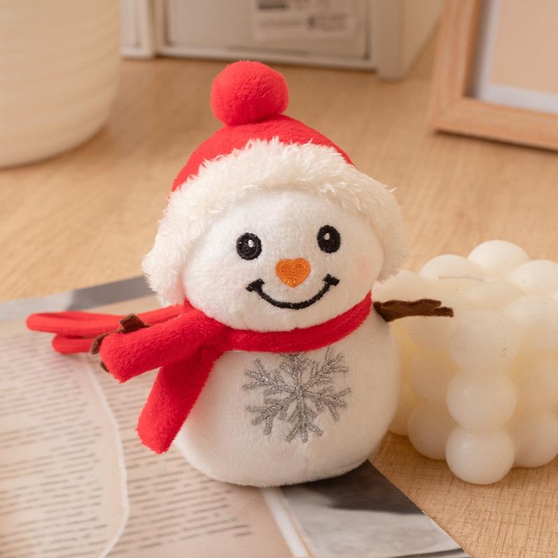 キーホルダー クリスマス 雪だるま 人形 ぬいぐるみ バッグ装飾品 ギフト かわいい 雑貨