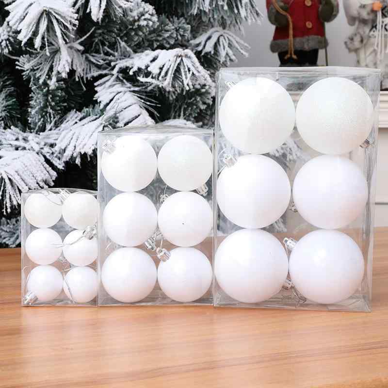 クリスマスオーナメント 6cm 8cm クリスマスツリー デコレーション 飾り付け プラスチック製 イベント ..