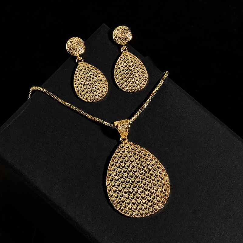 ジュエリー レディース ネックレス &amp; イヤリング 2点 セット エレガント 結婚式 パーティー ゴール..