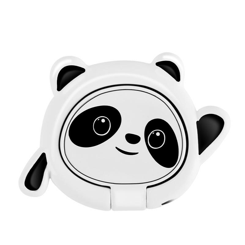 スマホリング スマホスタンド ベアリング 亜鉛合金 小熊 白色 磁気 車載ホルダー 卓上 折り畳み