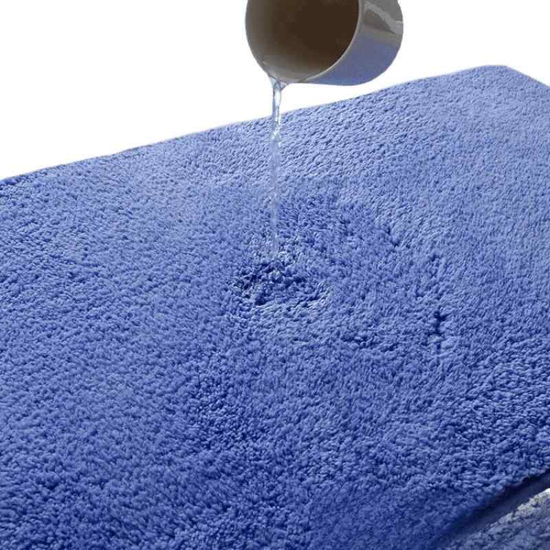 マット 浴室マット バスマット ドアマット 吸水 速乾 防滑 洗える PVC 銀灰色 天藍色 深灰色 酒红色 コ..