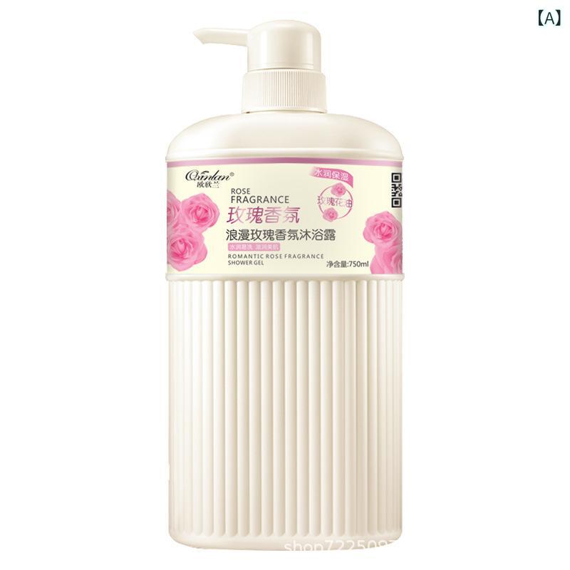 シャンプー &amp; ボディソープ レディース 浪漫ローズ 香り バラ 薔薇 ローズオイル 保湿 潤い 750ml ..