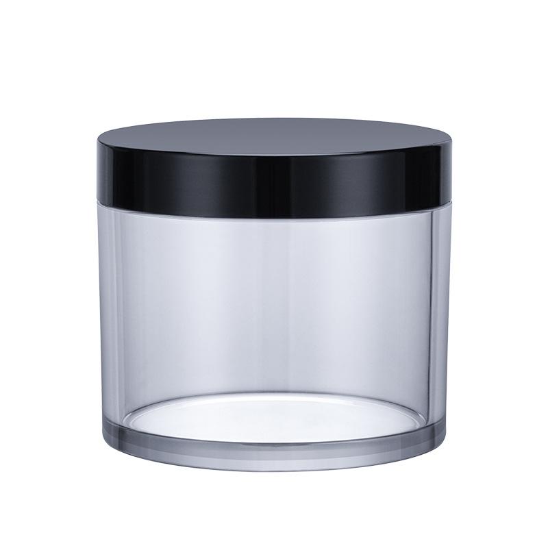 クリームジャー レディース 300g 透明 広口 詰め替え容器 フェイスパック ヘアパック 厚壁 PET プラス..