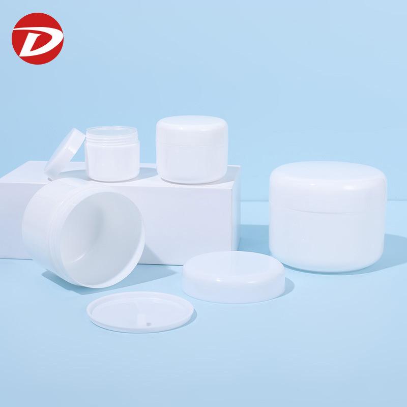 クリームケース レディース メンズ 白色 PP製 詰め替え容器 化粧品 クリーム 軟膏 などの保管に 10g 20..