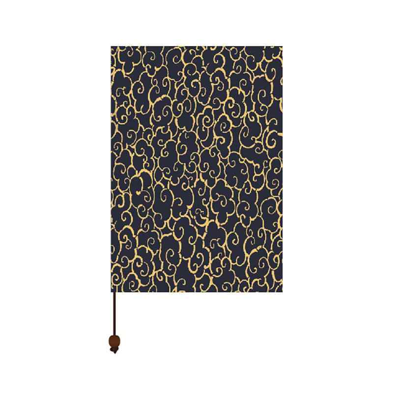 ブックカバー A5 A6 文庫本 手帳 ノート 金彩 祥雲 和柄 調節可能